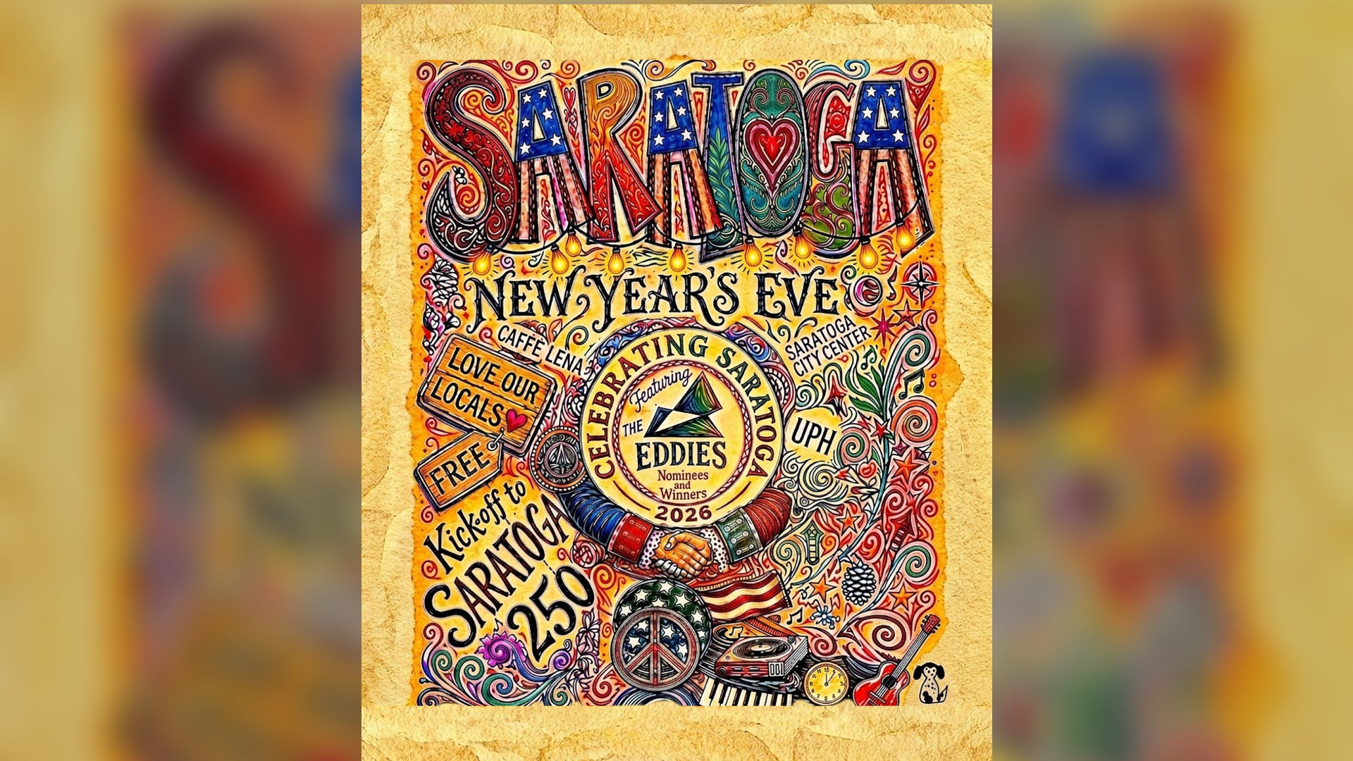 First on 13: Saratoga New Year’s Eve 2027 is free for 1st time — Albany Arts news
